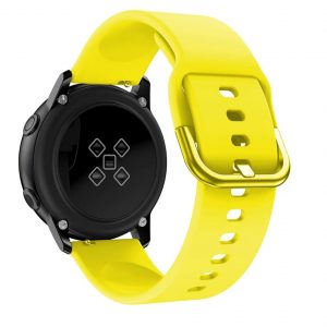 Λουράκι σιλικόνης Smart Clasp για Garmin Vivomove/vivomove 3 |11,5cm|8,5cm|-Κίτρινο