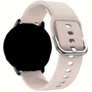 Λουράκι σιλικόνης Smart Clasp για Ticwatch GTX-|12cm|9,5cm|- Μπεζ