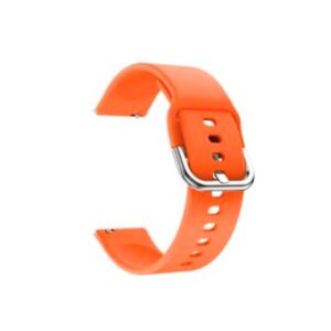 Λουράκι σιλικόνης Smart Clasp για Xiaomi Mi Watch/Mi Watch Color-|12cm|9,5cm|-Πορτοκαλί