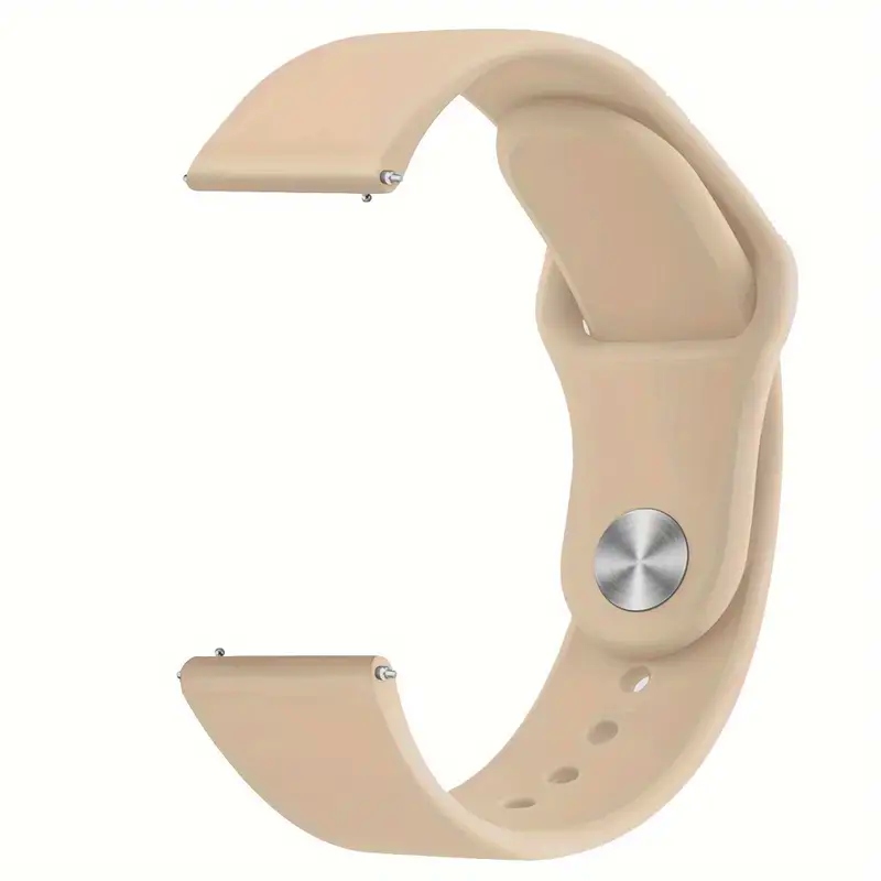 Λουράκι σιλικόνης με pin για Amazfit GTR 3/ GTR3 Pro |12cm|8,5cm|- Μπεζ nude